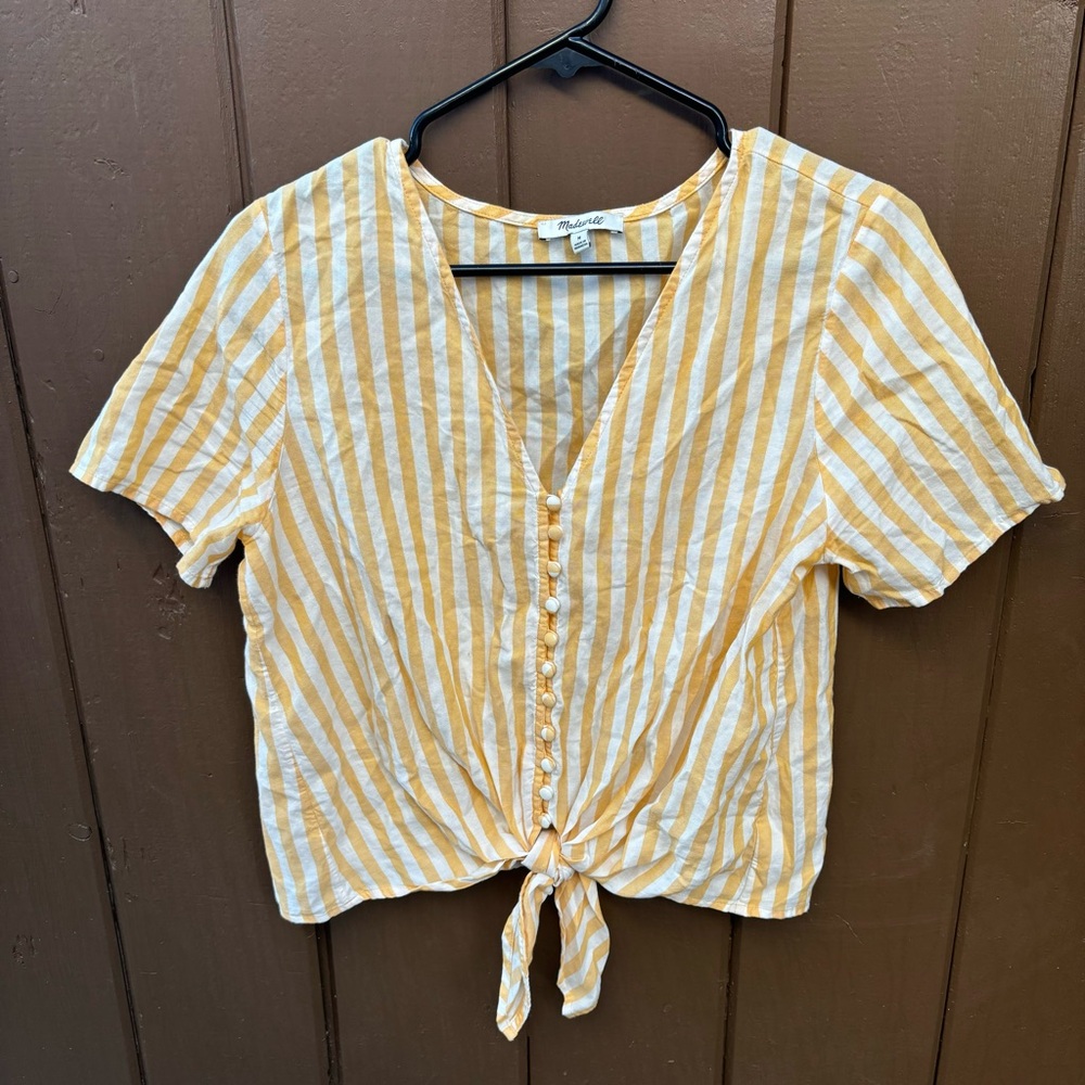 Madewell bundle of 3 women’s size M Shirts And Sweater  Multicolor - Picture 4 of 14